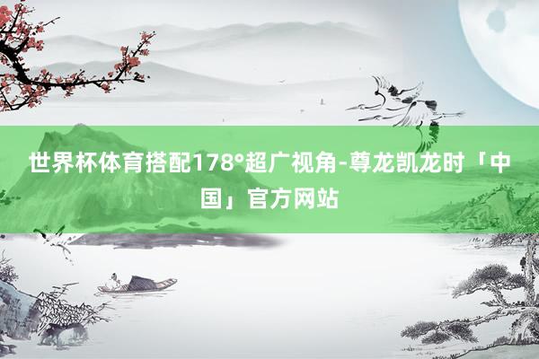 世界杯体育搭配178°超广视角-尊龙凯龙时「中国」官方网站